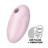 Satisfyer Vulva Lover 3 - akkus, léghullámos csiklóizgató vibrátor (pink)