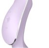 Satisfyer Curvy Trinity 2 - akkus hüvelyi és csiklóvibrátor (lila)