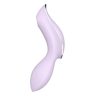 Satisfyer Curvy Trinity 2 - akkus hüvelyi és csiklóvibrátor (lila)