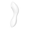 Satisfyer Curvy Trinity 5+ - okos, akkus 2in1 vibrátor (fehér)