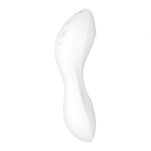 Satisfyer Curvy Trinity 5+ - okos, akkus 2in1 vibrátor (fehér)