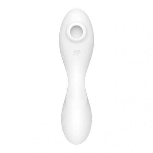 Satisfyer Curvy Trinity 5+ - okos, akkus 2in1 vibrátor (fehér)
