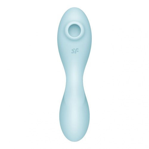 Satisfyer Curvy Trinity 5+ - okos, akkus 2in1 vibrátor (kék)