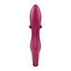 Satisfyer Embrace Me - akkus, csiklókaros vibrátor (piros)