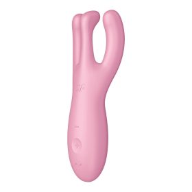 Satisfyer Threesome 4 - okos, akkus csiklóvibrátor (pink)