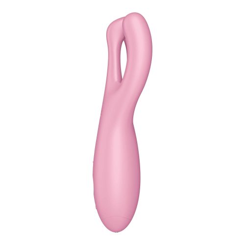 Satisfyer Threesome 4 - okos, akkus csiklóvibrátor (pink)