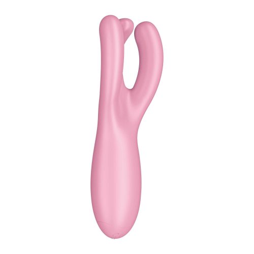 Satisfyer Threesome 4 - okos, akkus csiklóvibrátor (pink)