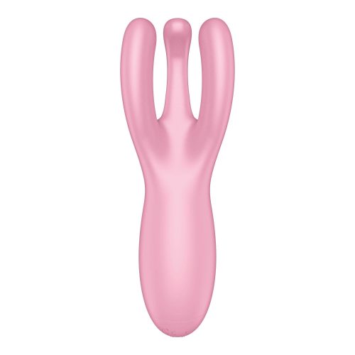 Satisfyer Threesome 4 - okos, akkus csiklóvibrátor (pink)
