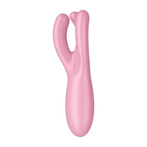 Satisfyer Threesome 4 - okos, akkus csiklóvibrátor (pink)
