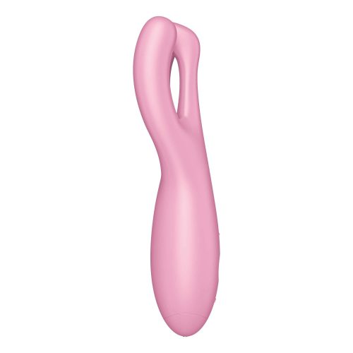 Satisfyer Threesome 4 - okos, akkus csiklóvibrátor (pink)