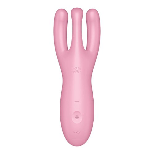 Satisfyer Threesome 4 - okos, akkus csiklóvibrátor (pink)