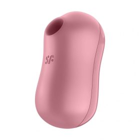   Satisfyer Cotton Candy - akkus, léghullámos csiklóvibrátor (korall)