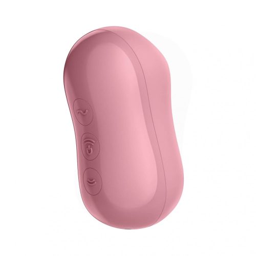 Satisfyer Cotton Candy - akkus, léghullámos csiklóvibrátor (korall)