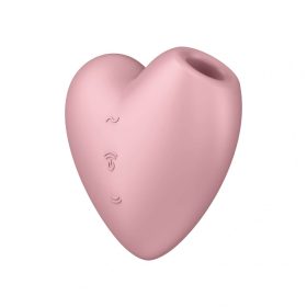  Satisfyer Cutie Heart - akkus, léghullámos csiklóvibrátor (pink)