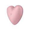 Satisfyer Cutie Heart - akkus, léghullámos csiklóvibrátor (pink)