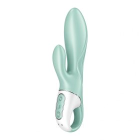   Satisfyer Air Pump Bunny 5 - okos, akkus pumpálható vibrátor (menta)