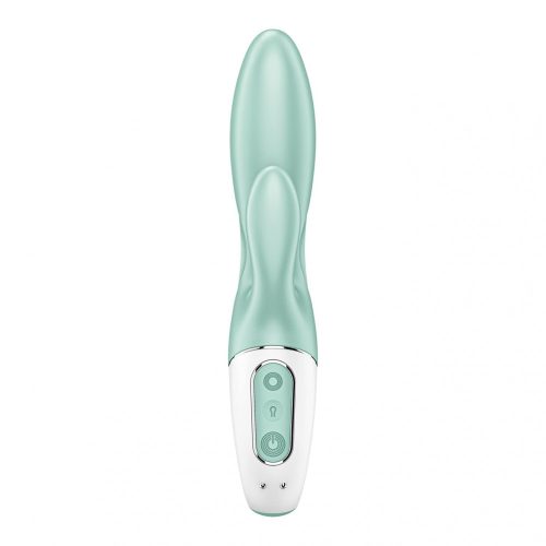 Satisfyer Air Pump Bunny 5 - okos, akkus pumpálható vibrátor (menta)