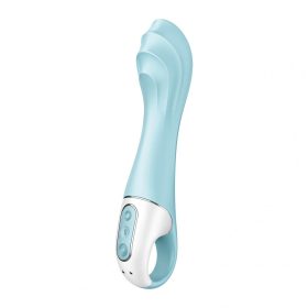   Satisfyer Air Pump Vibrator 5 - okos, akkus pumpálható vibrátor (kék)