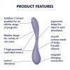 Satisfyer G-spot Flex 5 - okos, akkus G-pont vibrátor (lila)