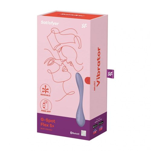 Satisfyer G-spot Flex 5 - okos, akkus G-pont vibrátor (lila)