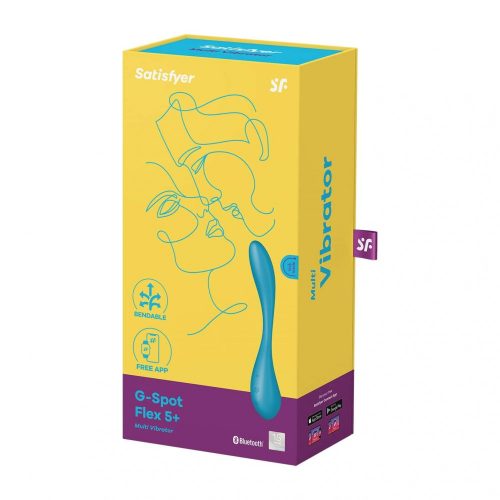Satisfyer G-spot Flex 5 - okos, akkus G-pont vibrátor (zöld)