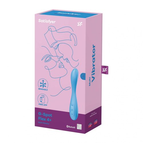 Satisfyer G-spot Flex 4 - okos, akkus G-pont vibrátor (türkiz)