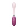 Satisfyer G-Spot Flex 3 - akkus G-pont vibrátor (pink-bordó)