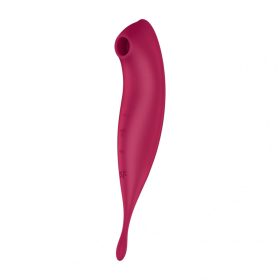   Satisfyer Twirling Pro - akkus, okos 2in1 csiklóvibrátor (piros)