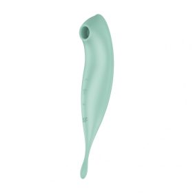   Satisfyer Twirling Pro - akkus, okos 2in1 csiklóvibrátor (menta)