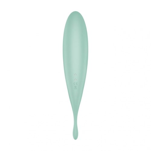 Satisfyer Twirling Pro - akkus, okos 2in1 csiklóvibrátor (menta)