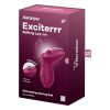 Satisfyer Exciterrr - forgó gyöngyös csiklóvibrátor (piros)