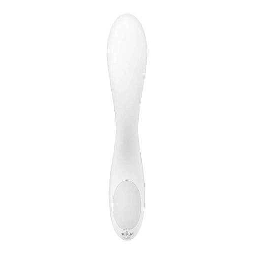 Satisfyer Rrrolling - akkus, mozgó golyós G-pont vibrátor (fehér)