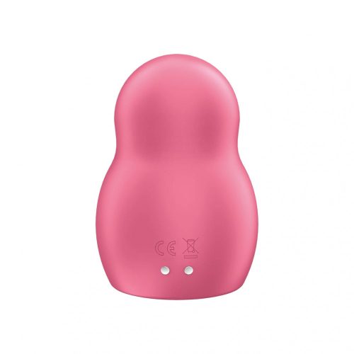Satisfyer Pro To Go 1 - akkus, léghullámos csiklóizgató vibrátor (piros)