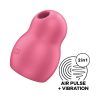 Satisfyer Pro To Go 1 - akkus, léghullámos csiklóizgató vibrátor (piros)