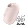 Satisfyer Pro To Go 2 - akkus, léghullámos csiklóizgató vibrátor (bézs)