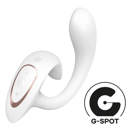 Satisfyer G for Goddess 1 - akkus csikló- és G-pont vibrátor (fehér)