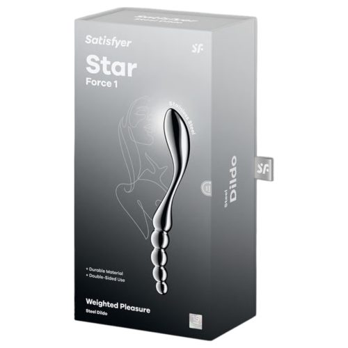 Satisfyer Star Force 1 - gömbös acéldildó (ezüst)