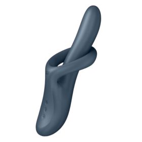   Satisfyer Heat Flex - melegítős csiklókaros vibrátor (szürke)