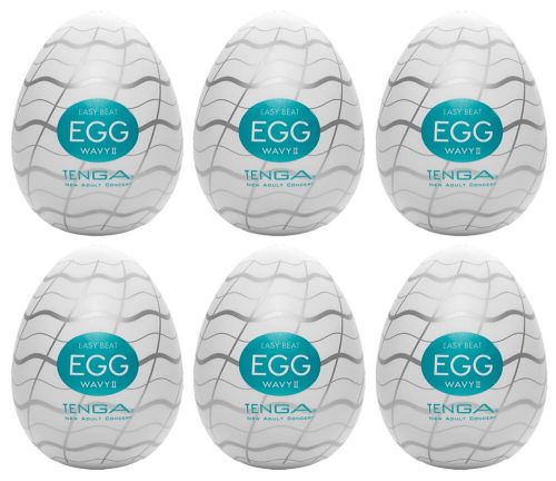 TENGA Egg Wavy II - maszturbációs tojás (6db)