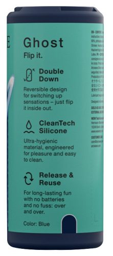 Arcwave Ghost - kifordítható zsebmaszturbátor (kék)