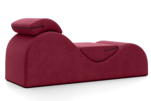 Liberator Esse Lounger - variálható szexágy - 3 részes (bordó)