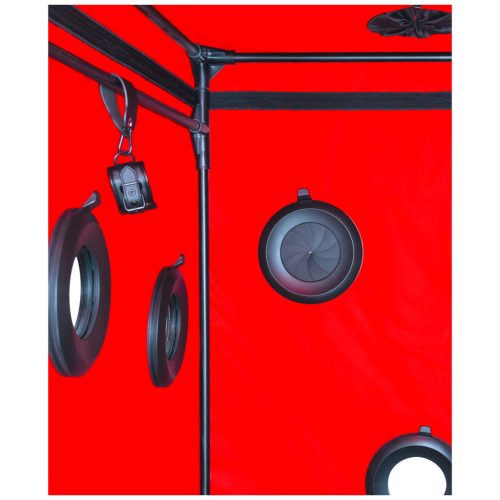 Secretdome - BDSM szex kabin nyílásokkal (fekete)