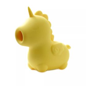   Unihorn Bean Blossom - akkus, vízálló csiklóizgató (sárga)