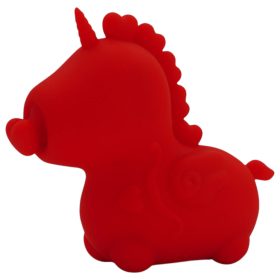   Unihorn Cupid's Beau - akkus unikornis csiklóizgató (piros)