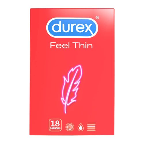 Durex Feel Thin - élethű érzés óvszer (18db)