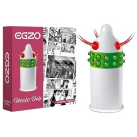 Egzo Uncle Bob - tüskés, csápos óvszer (1db)