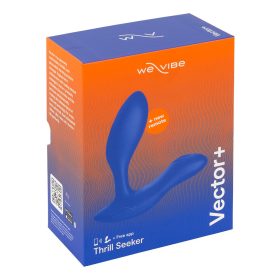   We-Vibe Vector+ - akkus, vízálló, okos anál vibrátor (kék)