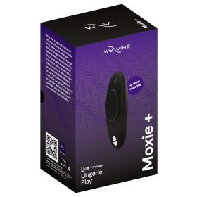   We-Vibe Moxie+ - akkus, rádiós, okos csiklóvibrátor (fekete)