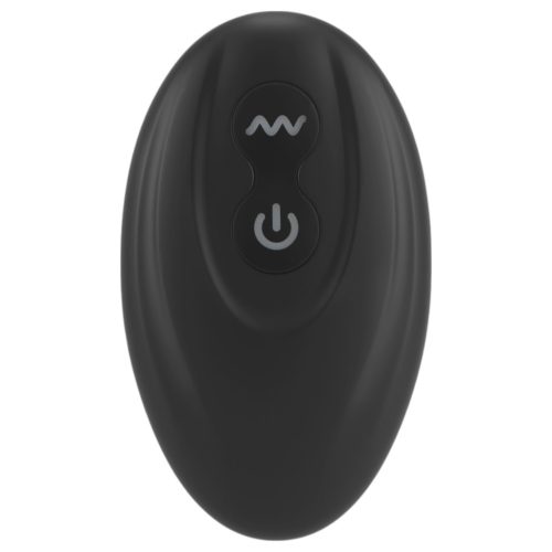 Rebel - prosztata vibrátor pénisz-és heregyűrűvel (fekete)