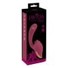 Javida - nyelves 2in1 vibrátor (piros)